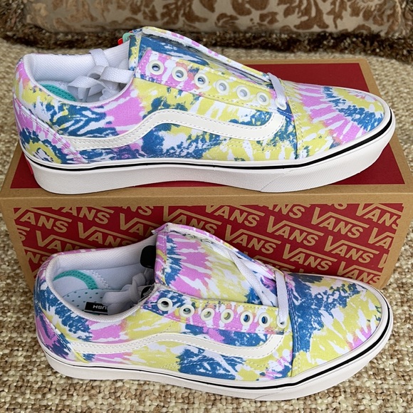 Vans Comfycush Old Skool Tie-Dye Orchid/Trwht WMNS - Picture 6 of 16